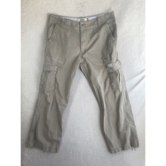 Levis Cargo Pants Mens 38x32 Beige Loose Straight Utility Outdoors READ/STAINS - Picture 1 of 16